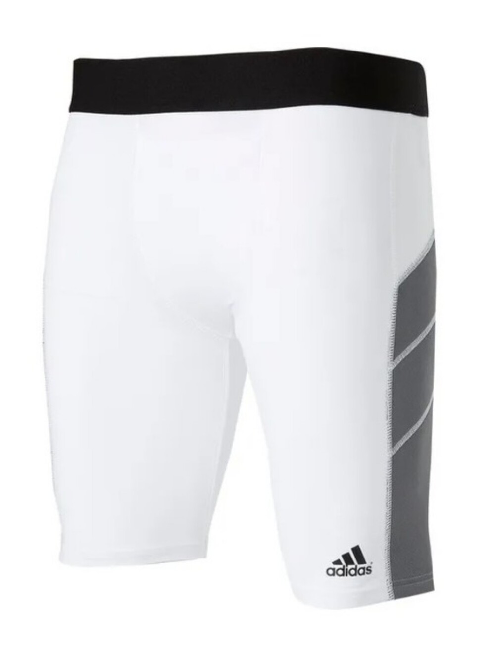 Adidas Climalite Baseball Sliding Shorts - White & Grey - Size Small Mens